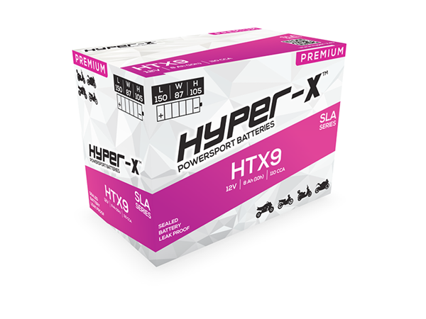 ΜΠΑΤΑΡΙΑ HTX9 (+-) (SLA) HYPER-X